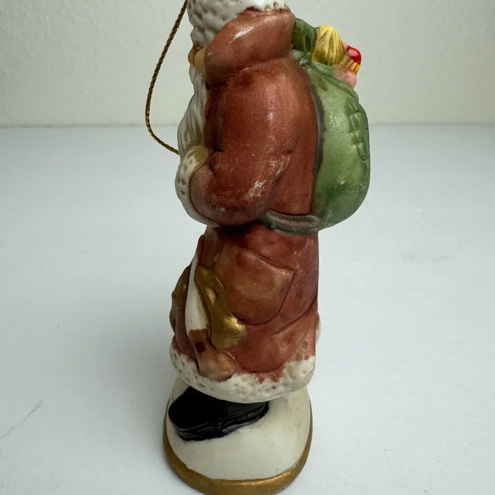Vintage Christmas Tree Ornament Santa 1917s